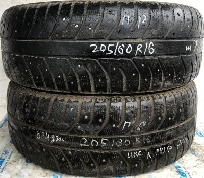 Лот: 14583399. Фото: 1. Шины 205/60 R16 205/60/16 Bridgestone... Шины