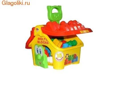 Лот: 3566904. Фото: 1. Полесье Домик Молто Мегаблокс. Развивающие