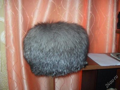 Лот: 2159506. Фото: 1. Женская шапка из чернобурки. Головные уборы
