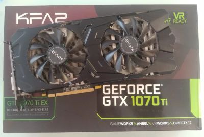 Лот: 17105911. Фото: 1. видеокарта GeForce GTX 1070 Ti. Видеокарты