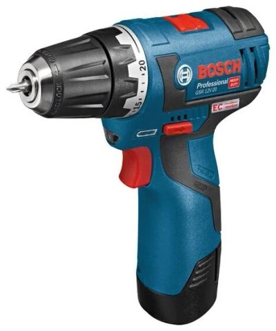 Лот: 15404021. Фото: 1. Дрель-шуруповерт Bosch GSR 12V-20... Электроинструмент