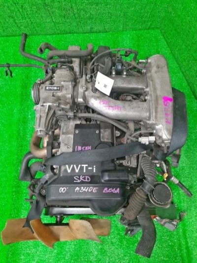 Лот: 16680937. Фото: 1. Двигатель Toyota Crown JZS171... Двигатель и элементы двигателя