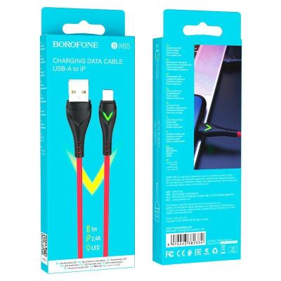 Лот: 22143002. Фото: 1. Кабель BOROFONE Lighting BX-65... Дата-кабели, переходники