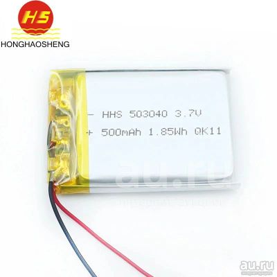 Лот: 18862699. Фото: 1. Аккумулятор 503040 3,7V 500mah. Аккумуляторы