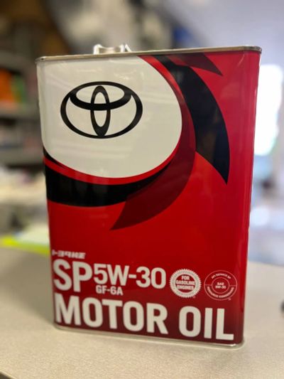 Лот: 24980468. Фото: 1. Toyota 5W-30 SP 4л (5W30, Япония... Масла, жидкости
