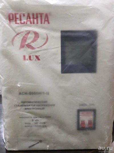 Лот: 13076118. Фото: 1. Стабилизатор Ресанта Lux 1Ф АСН-8000. Стабилизаторы напряжения, ЛАТР