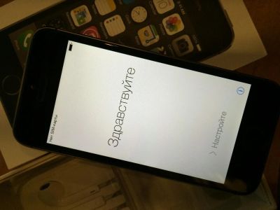 Лот: 4959151. Фото: 1. iPhone 5S, Space Grey, 16Gb. Смартфоны