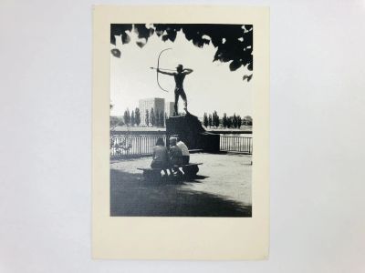 Лот: 23328300. Фото: 1. Фотография. Дрезден. Статуя Лучник... Фотографии
