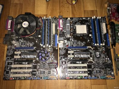 Лот: 14755021. Фото: 1. Материнские платы ASUS A8N-SLI... Материнские платы