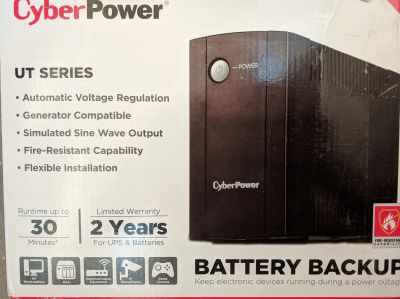 Лот: 13422445. Фото: 1. ИБП CyberPower 450 EI (Источник... ИБП, аккумуляторы для ИБП