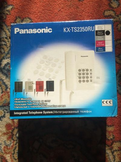 Лот: 9104227. Фото: 1. Телефонный аппарат panasonic. Проводные телефоны