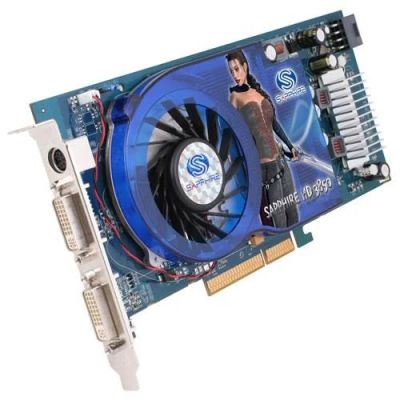 Лот: 6727614. Фото: 1. Видеокарта AGP Sapphire ATI Radeon... Видеокарты