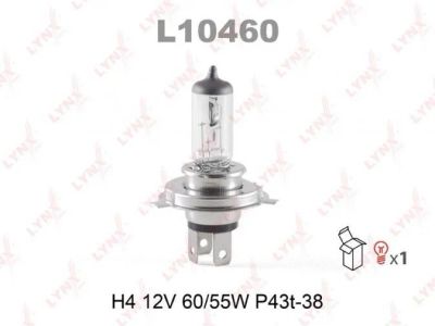 Лот: 9941256. Фото: 1. L10460 Лампа H4 12V 60/55W P43T-38... Оптика и освещение