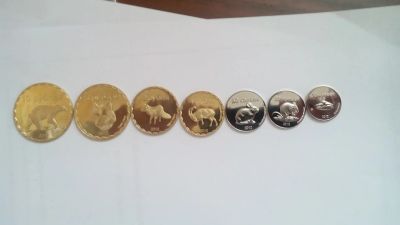 Лот: 3903827. Фото: 1. Жетоны с номиналом Чеченская республика... Наборы монет