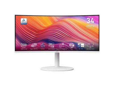 Лот: 25333892. Фото: 1. Монитор MSI Modern MD342CQPW. ЖК-мониторы