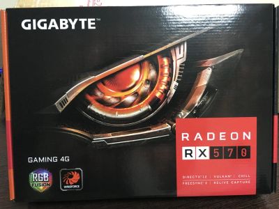 Лот: 10084047. Фото: 1. Видеокарты Gigabyte radeon RX570... Видеокарты