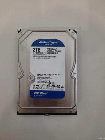 Лот: 18059874. Фото: 1. 2 ТБ Жесткий диск WD Blue [WD20EZAZ... Жёсткие диски (HDD)