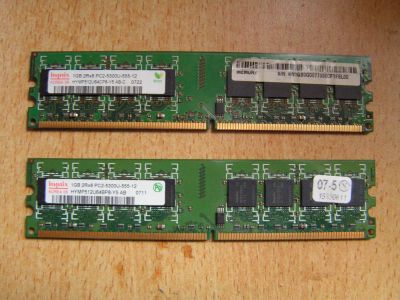 Лот: 9574363. Фото: 1. ОЗУ dimm ddr2 1 Gb. Оперативная память