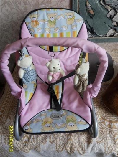 Лот: 1194959. Фото: 1. Шезлонг Rich Toys. Ходунки, прыгунки, качели