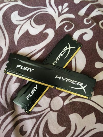 Лот: 17810189. Фото: 1. HyperX Fury 16Gb(2*8Gb) 1600Mhz. Оперативная память