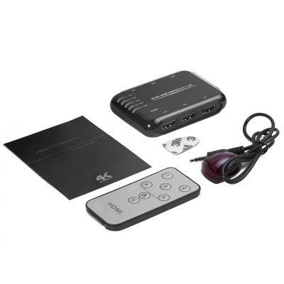 Лот: 21516574. Фото: 1. Переключатель c пультом HDMI 5X1... Шнуры, кабели, разъёмы