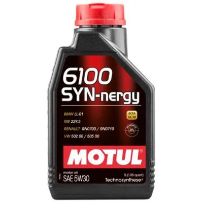 Лот: 20067547. Фото: 1. MOTUL 6100 Syn-nergy 5w30 SL... Масла, жидкости