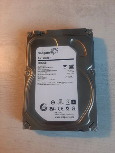 Лот: 18626960. Фото: 1. Seagate Barracuda 2ТБ Неисправен. Жёсткие диски (HDD)