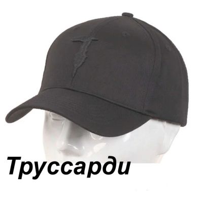 Лот: 17379597. Фото: 1. Бейсболка кепка Trussardi (черный... Головные уборы