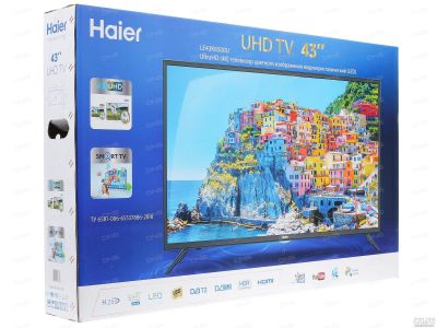 Лот: 13014990. Фото: 1. Телевизор Haier LE43K6500U 4K... Телевизоры