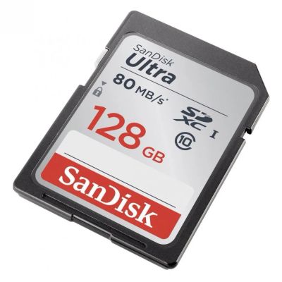 Лот: 16567630. Фото: 1. Карта памяти SDXC 128GB SanDisk... Карты памяти