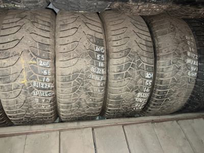 Лот: 24930388. Фото: 1. (4шт)205-55-16 Bridgestone Spike... Шины
