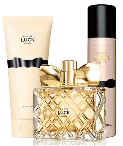 Лот: 4592246. Фото: 1. Набор парфюмерный Avon Luck для... Женская парфюмерия