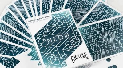 Лот: 15645741. Фото: 1. Карты Bicycle Neon. Настольные игры, карты