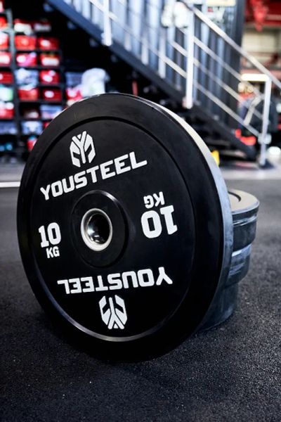 Лот: 24327094. Фото: 1. Диск EVO BUMPER PLATE 10кг YouSteel... Штанги, блины