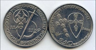Лот: 8050013. Фото: 1. На ЗАКАЗ Португалия 250 эскудо... Европа