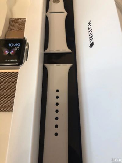 Лот: 13349090. Фото: 1. Apple Watch Series 3 38 мм, корпус... Смарт-часы, фитнес-браслеты, аксессуары