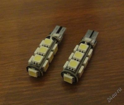 Лот: 1461191. Фото: 1. Диоды в габариты 13 SMD CANBUS... Оптика и освещение
