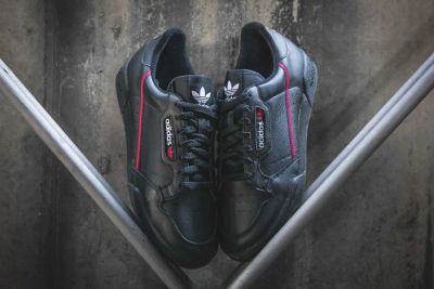 Лот: 12368111. Фото: 1. Adidas Continental 80 Black. Кеды, кроссовки, слипоны