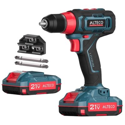 Лот: 25227274. Фото: 1. Дрель аккум. ALTECO 21В, 2,0Ah... Электроинструмент