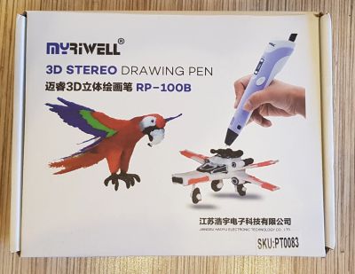 Лот: 15835640. Фото: 1. 3D ручка с дисплеем MyRiwell. Ручки, карандаши, маркеры