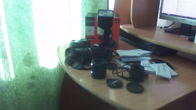 Лот: 5273460. Фото: 1. Комплект фотографа ( Sony a55... Цифровые зеркальные