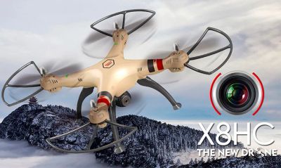 Лот: 8770405. Фото: 1. Квадракоптер syma X8HC с камерой... Квадрокоптеры