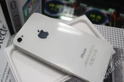Лот: 2265987. Фото: 1. Iphone 4 Белый 32gb Simfree,Nevrlock... Смартфоны