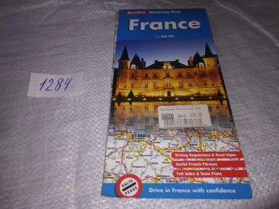 Лот: 19658187. Фото: 1. France: Motoring Map 1:800 000... Путешествия, туризм