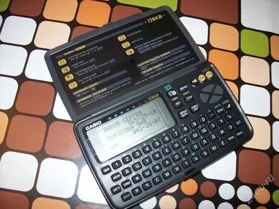 Лот: 2452790. Фото: 1. Электронная записная книжка Casio... Другое (электронные книги, аксессуары)
