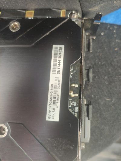 Лот: 19223715. Фото: 1. Видеокарта Gigabyte GTX1070ti. Видеокарты