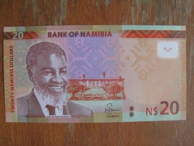 Лот: 19468802. Фото: 1. Намибия 20 долларов 2018 года... Африка