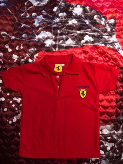 Лот: 11681058. Фото: 1. Футболка Ferrari красная. Футболки