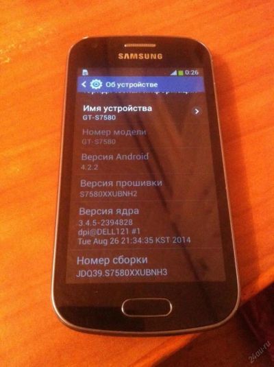 Лот: 6885532. Фото: 1. samsung gt-s7580. Смартфоны