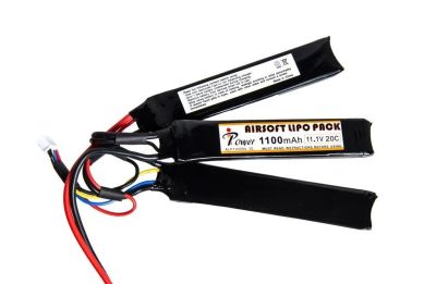 Лот: 14909626. Фото: 1. Аккумулятор 11.1V 1100 MAH 20С... Аксессуары, запчасти